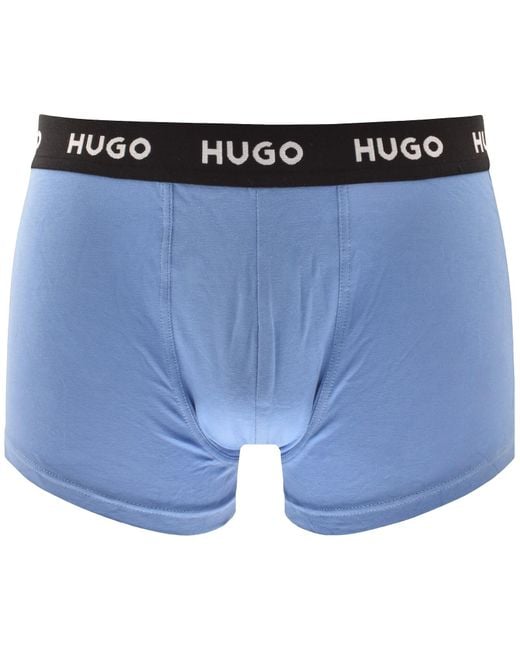 HUGO Black 3 Pack Trunks for men