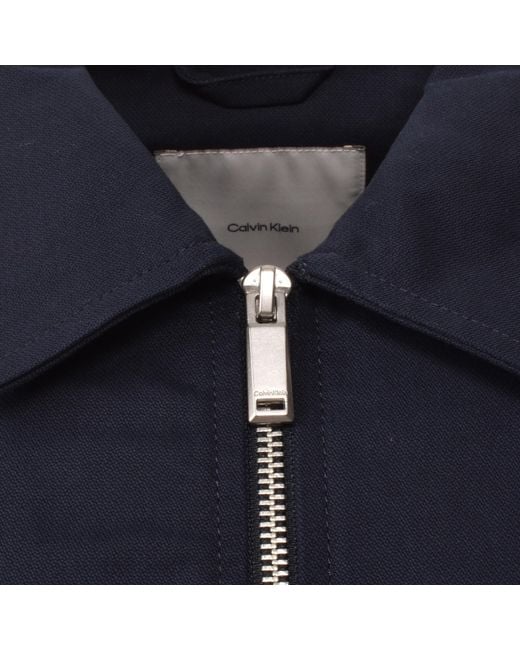 Calvin Klein Blue Dobby Jacket for men