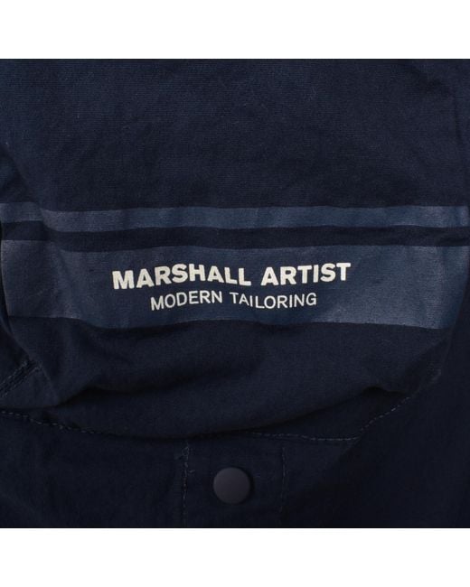 Marshall Artist Blue Seafield Overshirt for men