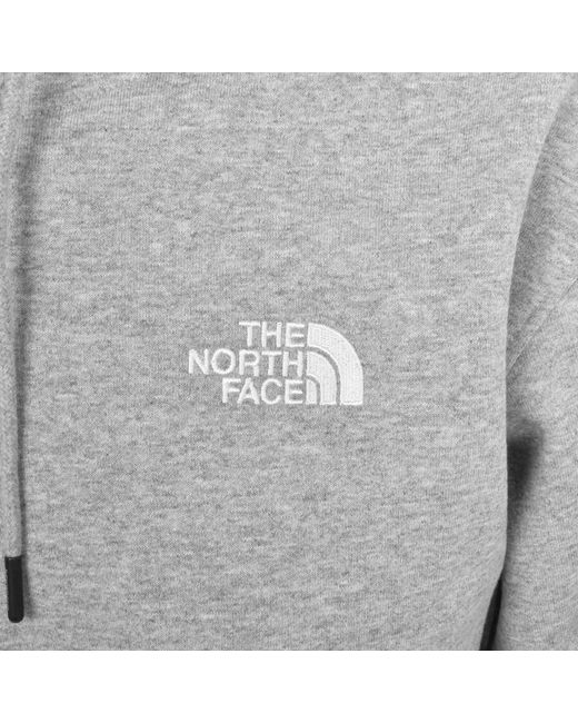 The North Face Gray Essential Hoodie for men