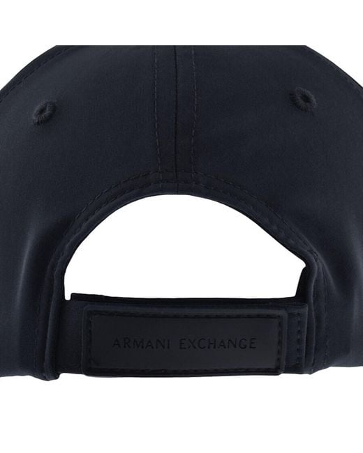 ARMANI EXCHANGE Blue Logo Cap for men