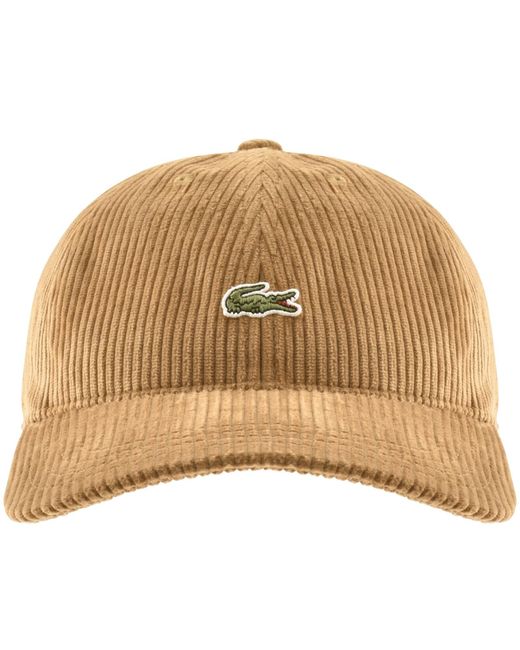 Lacoste Natural Velour Baseball Cap for men
