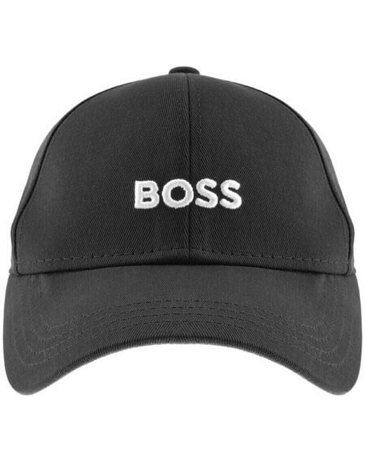 BOSS BUSINESS Black Boss Zed Baseball Cap for men