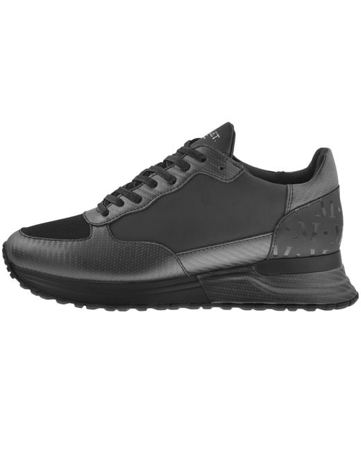 Mallet Black Popham Trainers for men