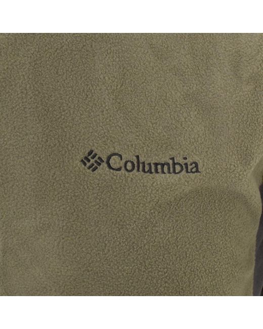 Columbia Green Klamath Range Sweatshirt for men