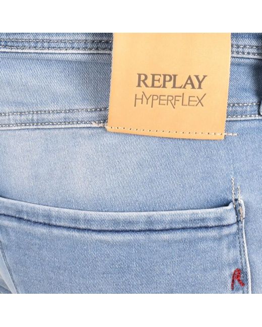 Replay Blue Anbass Jeans Light Wash for men