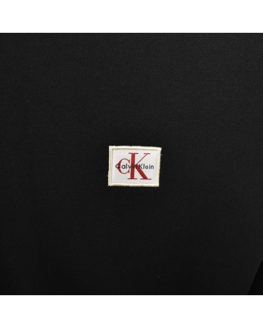 Calvin Klein Black Jeans Terry Sweatshirt for men