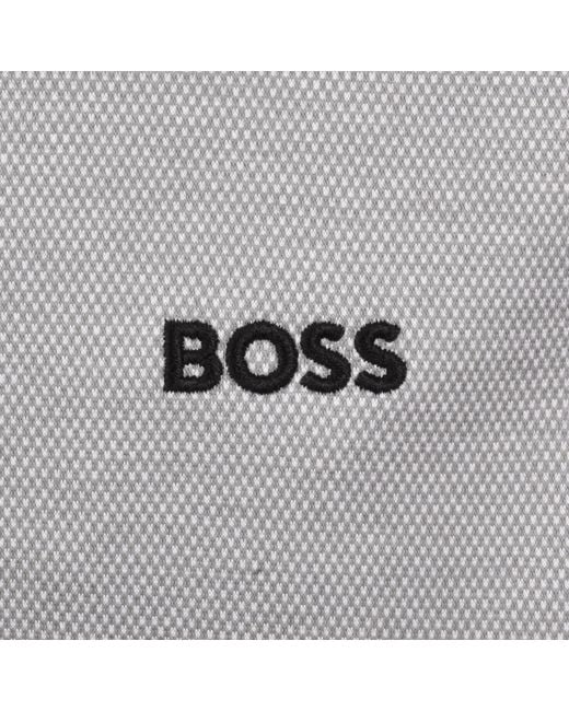 Boss Gray Boss St Motion Short Sleeve Shirt for men