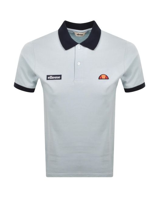 Ellesse Blue Lessepsia Polo T Shirt Light for men