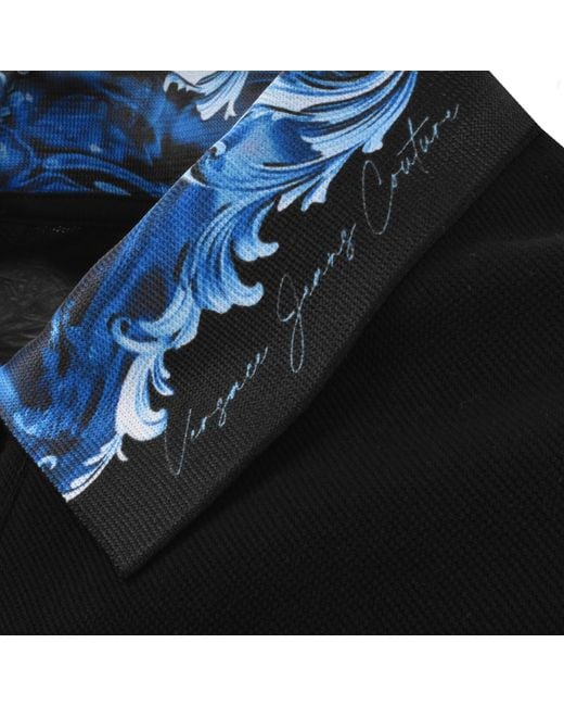 Versace Jeans Black Couture Abyss Polo T Shirt for men