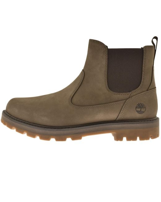 Timberland Brown Britton Road Mid Chelsea Boot for men