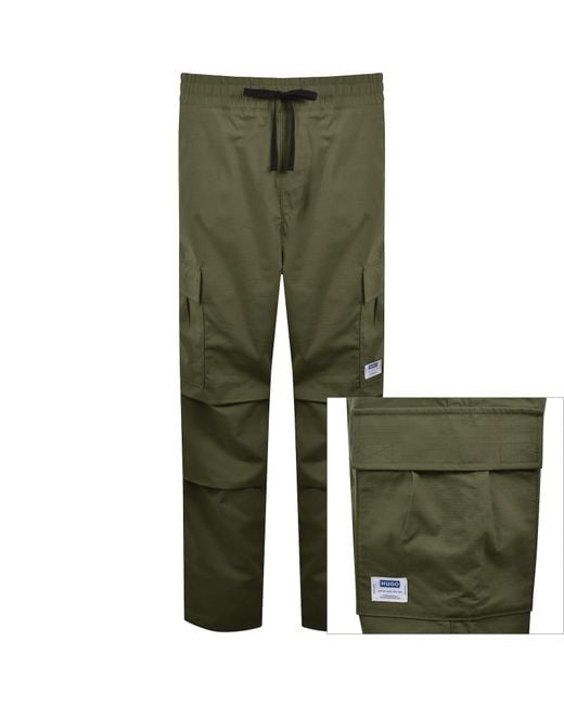 HUGO Green Gadic242 Relaxed Cargo Trousers for men