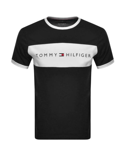 tommy hilfiger flag t shirt white