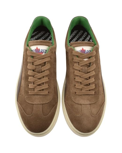 DSquared² Brown Rider Trainers for men