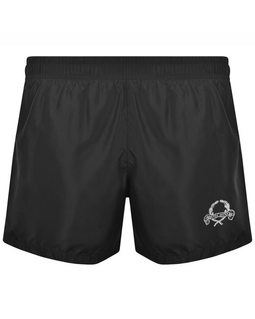 Moschino Black Swim Shorts for men