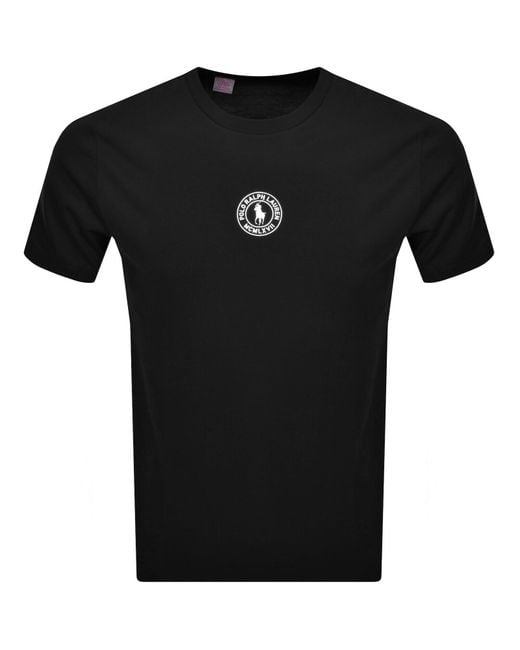 Ralph Lauren Black Crew Neck T Shirt for men