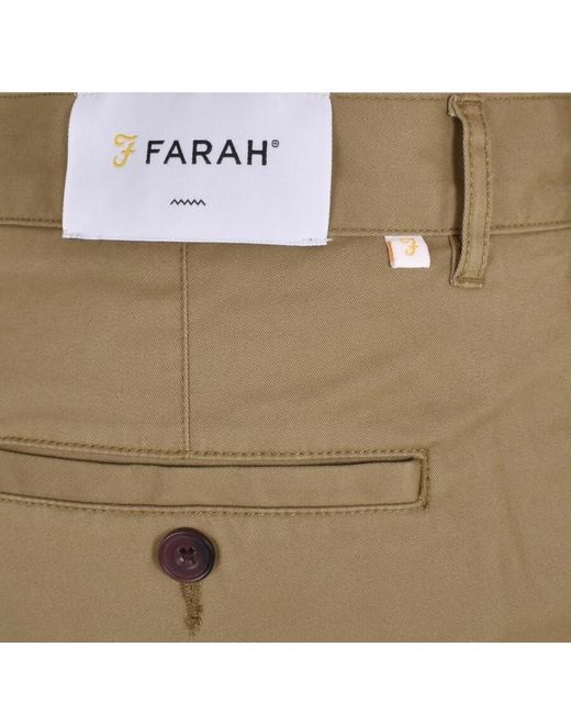 Farah Natural Hawk Chino Shorts for men