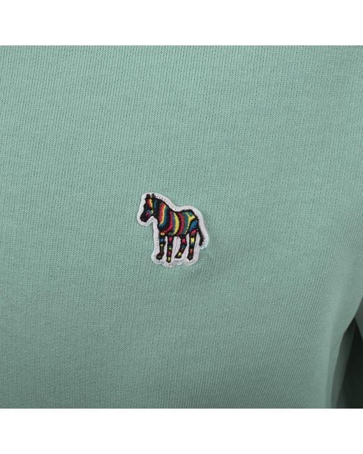 Paul Smith Green Zebra Sweatshirt Light for men