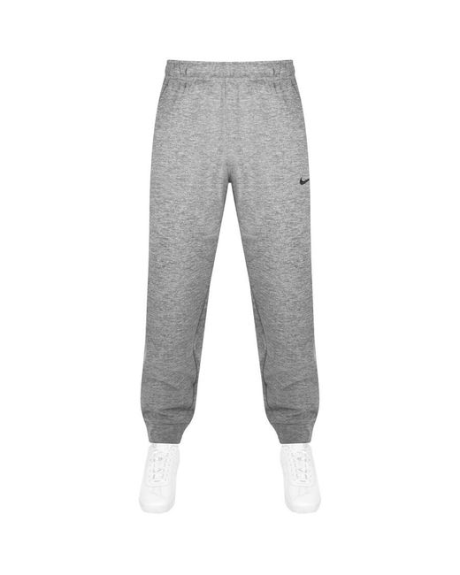 Nike Gray Therma Fit Tapered joggers for men