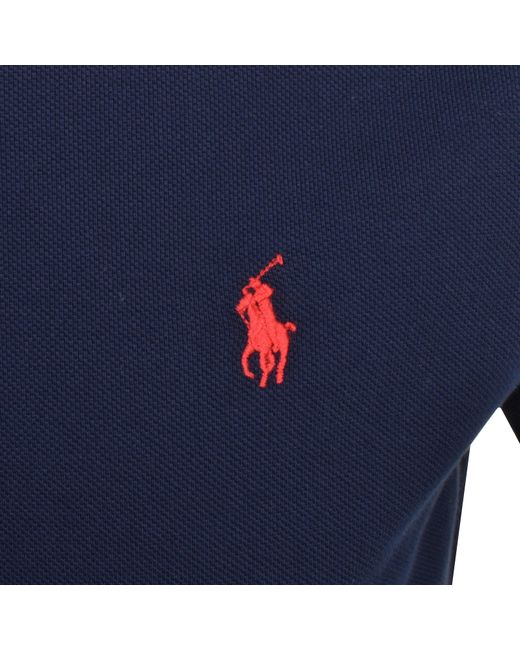 Ralph Lauren Blue Twin Tipped Polo T Shirt for men