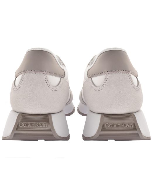 Calvin Klein White Low Top Trainers for men