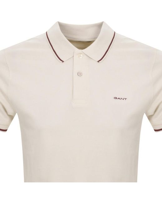 Gant Natural Collar Tipping rugger Polo T Shirt for men