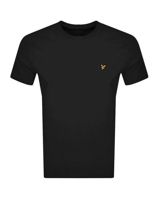 Lyle & Scott Black Crew Neck T Shirt for men