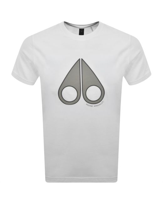 Moose Knuckles Gray Tandem T Shirt for men