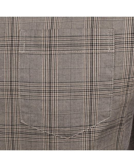 Barbour Brown Franklin Checked Shirt for men