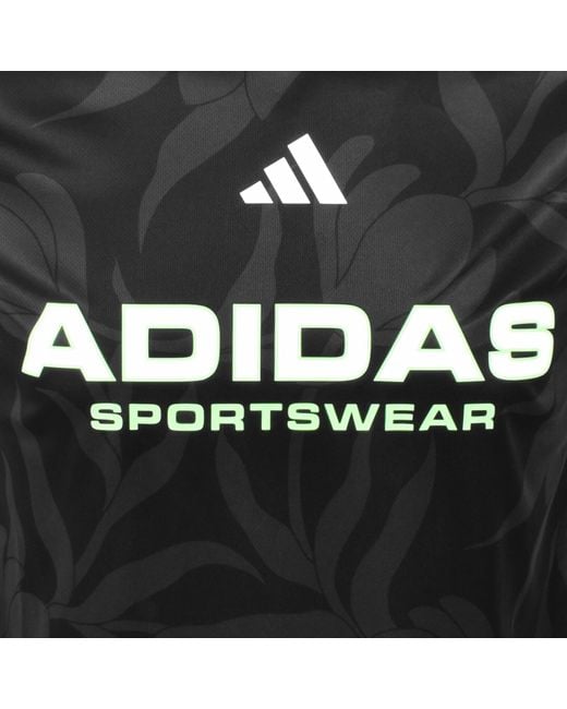 Adidas Black Common Goal T Shirt for men