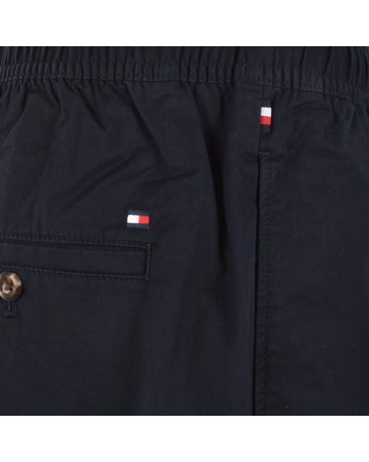 Tommy Hilfiger Blue Dover 8 Inch Poplin Shorts for men