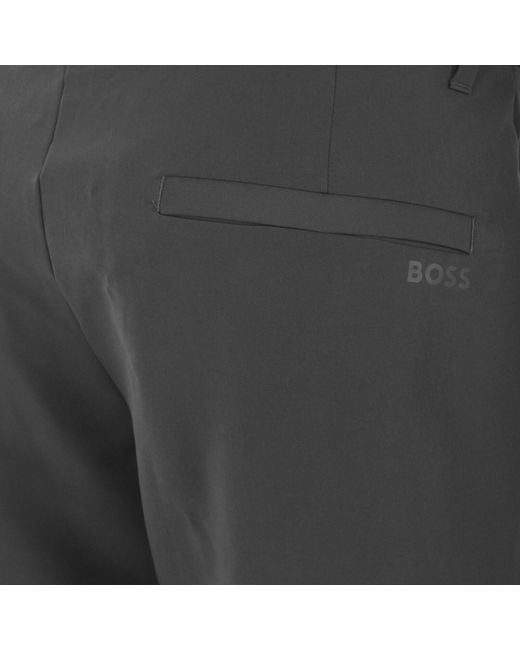 Boss Gray Boss Commuter 10.5 Inch Shorts Dark for men