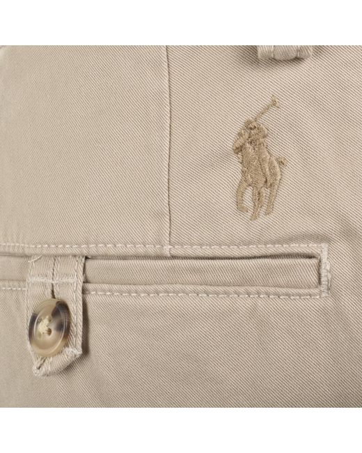 Ralph Lauren Natural Bedford Shorts for men