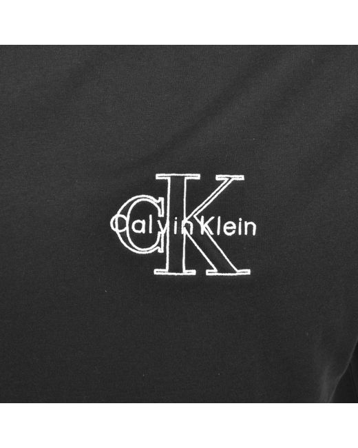 Calvin Klein Black Jeans Relaxed Fit T Shirt for men