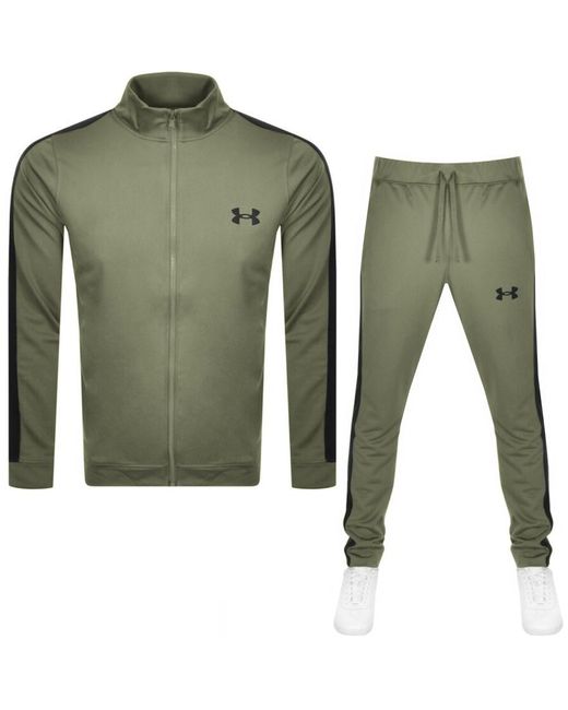 Under Armour Synthetic Emea Tracksuit in Khaki (Green) for Men | Lyst