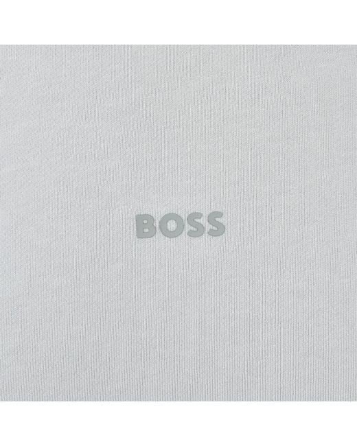 Boss Gray Boss We Small Crew Neck Sweatshirt for men