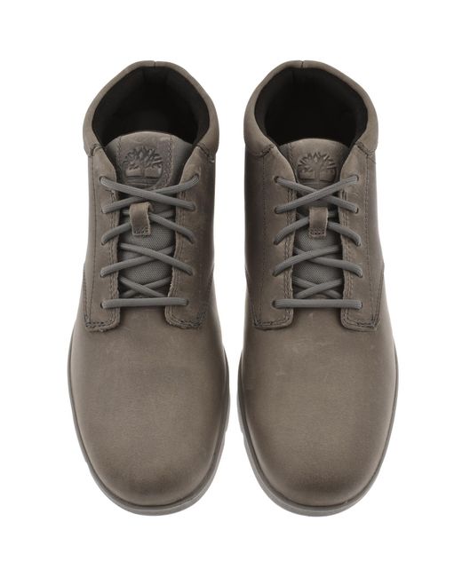 Timberland Gray Parker Street Mid Lace Trainer for men