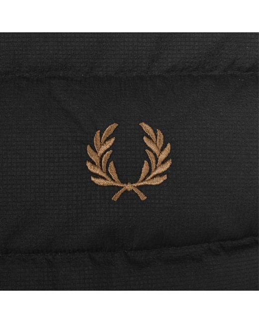 Fred Perry Black Insulated Jacket for men