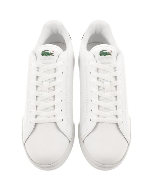 Lacoste White Carnaby Cup Trainers for men