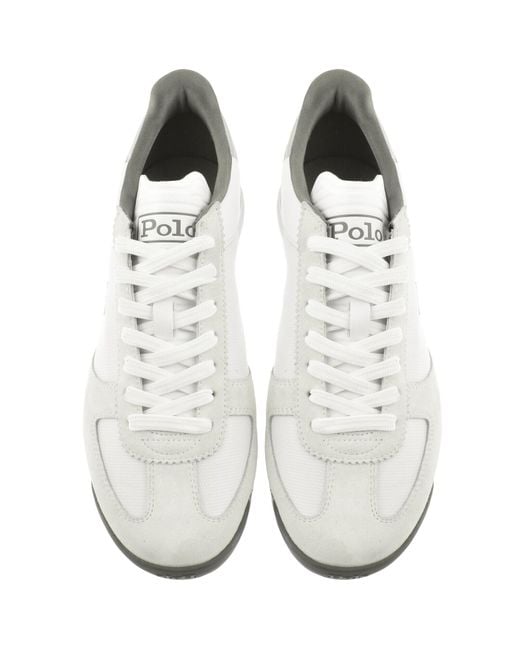 Ralph Lauren White Varick Trainers for men