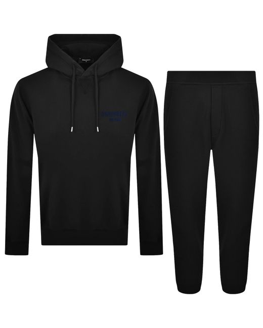DSquared² Black Just Right Fit Tracksuit for men