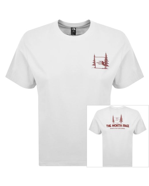 The North Face White Camping T Shirt for men