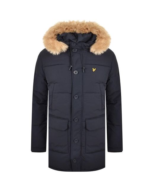 navy blue longline jacket