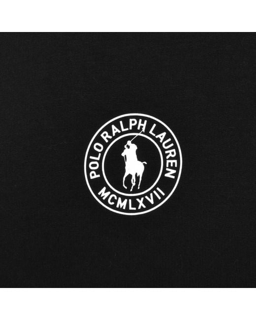 Ralph Lauren Black Crew Neck T Shirt for men