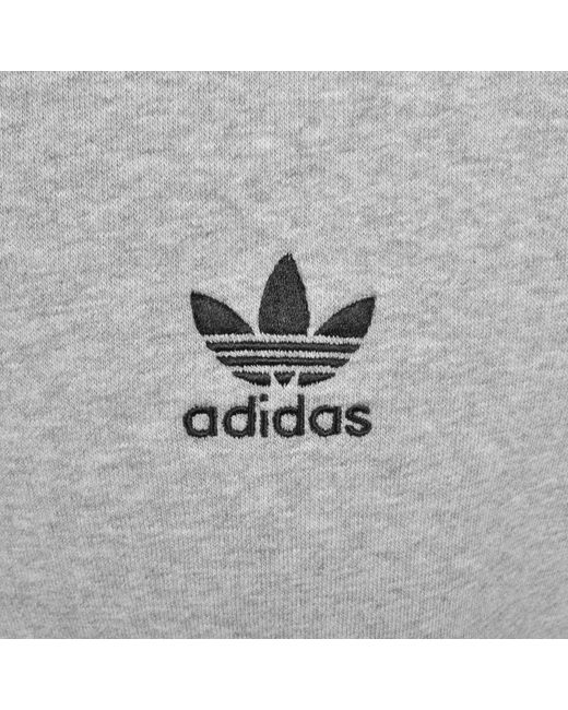 Adidas Originals Gray Trefoil Sweatshirt for men