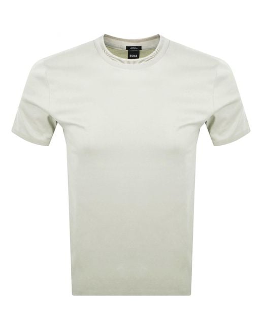 BOSS BUSINESS White Boss H Tessler 199 Jersey T Shirt Off for men
