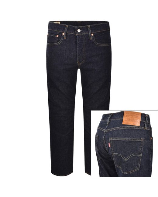 Levi's Blue 502 Regular Tapered Jeans for men