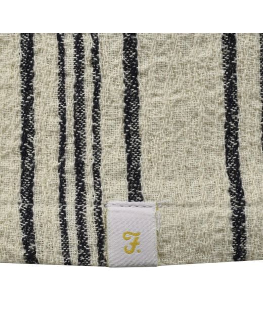 Farah Gray Farah Simon Striped Shirt Ecru for men
