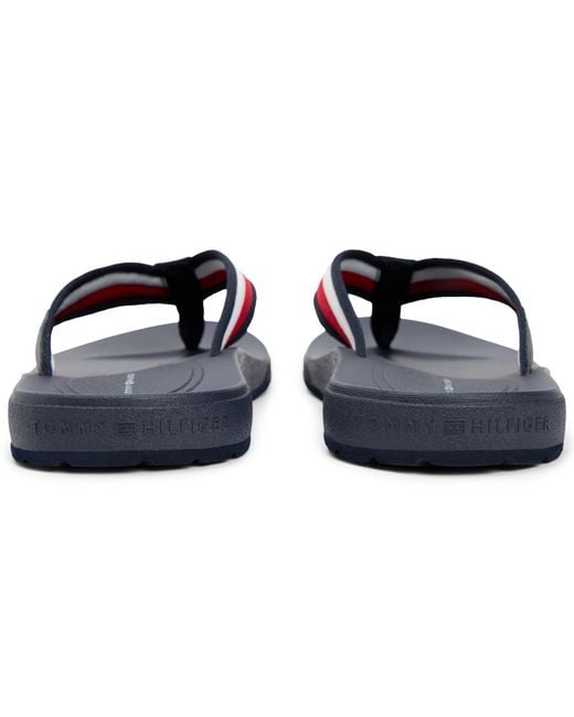 Tommy Hilfiger Blue Beach Flip Flops for men