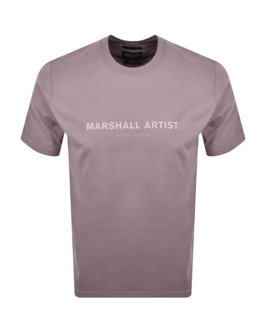 Marshall Artist Purple Thermo T Shirt Rose for men
